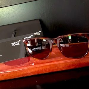 MONT BLANC Havana Sunglasses. *𝙱𝚁𝙰𝙽𝙳 𝙽𝙴𝚆* Guarantee certification